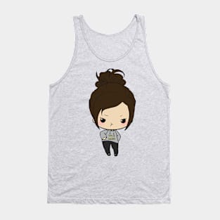 Cute Angry Girl Tank Top